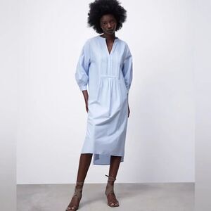ZARA PIN TUCK TUNIC DRESS
